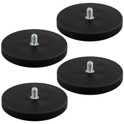 Base magnètica recoberta de goma Vibració-Imant de pot amortidor per a una fixació segura HITECH MAGNETICS​